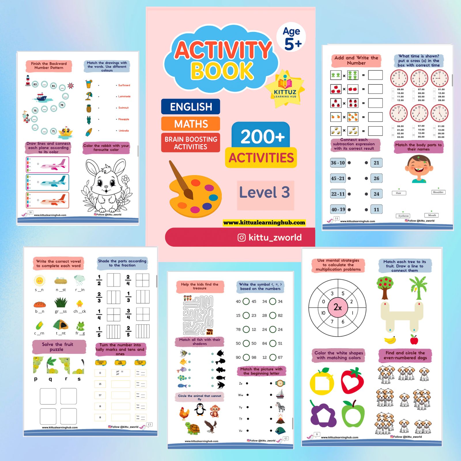 Kids Activity Book Level 3 - Image 2
