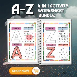 A–Z 4-in-1 Alphabet Activity Worksheet Bundle
