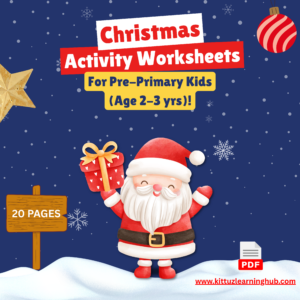 🎄 Christmas Activity Book for Pre Nursery Kids