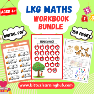 LKG Maths Workbook Bundle – 150 Pages