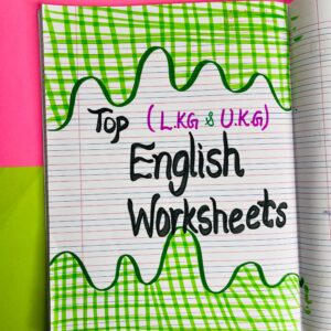 Free English Worksheets PDF (LKG & UKG)