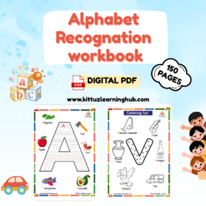 Alphabet Recognition Workbook – 150 Pages