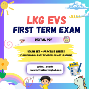 LKG EVS Exam Worksheets PDF
