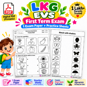LKG EVS First Term Exam PDF