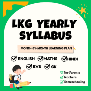 LKG Yearly Syllabus – Month-by-Month Learning Plan