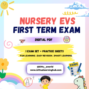 Nursery EVS First Term Exam Pdf